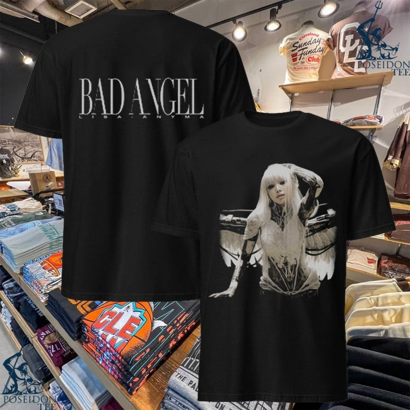 Anyma X Lisa Bad Angel Portrait T-shirt
