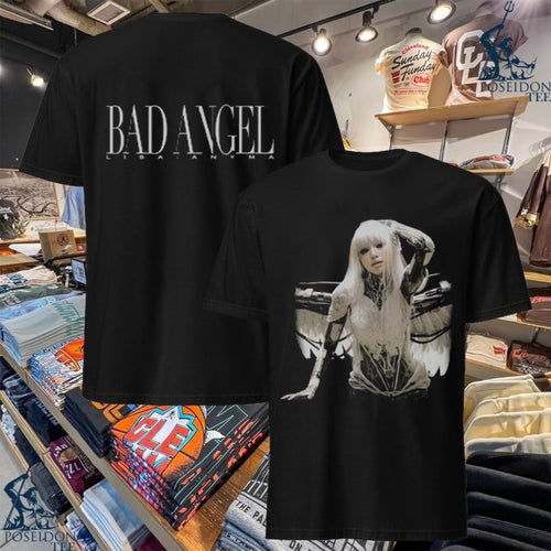 Anyma X Lisa Bad Angel Portrait T-shirt