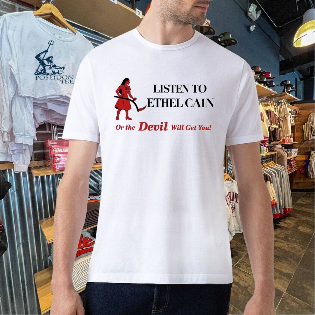 Listen To Ethel Cain Or The Devil Will Get You Coachella T-shirt