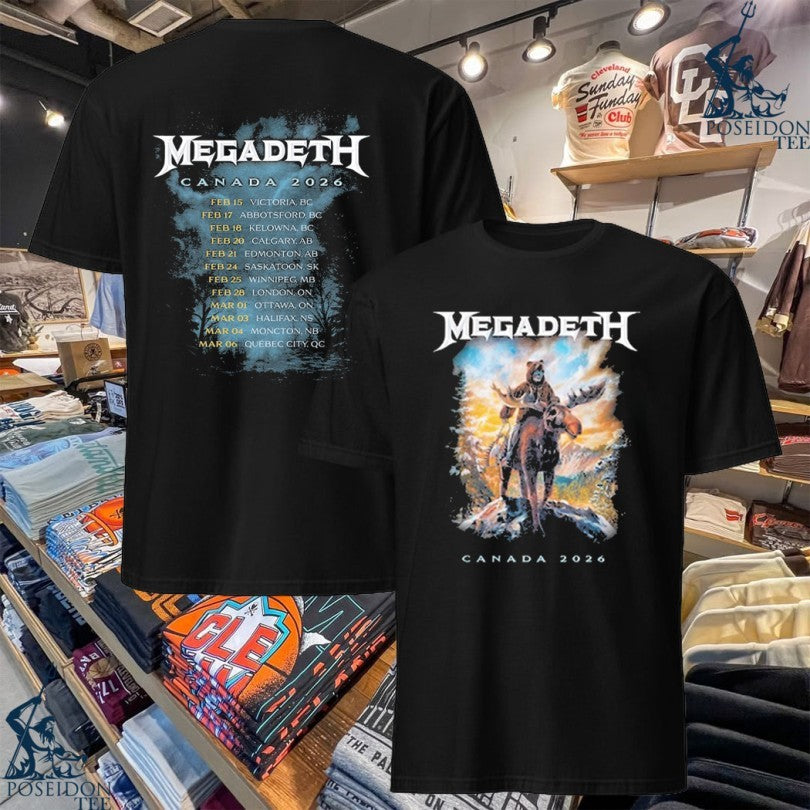 Megadeth Canada Admat 2026 T-shirt