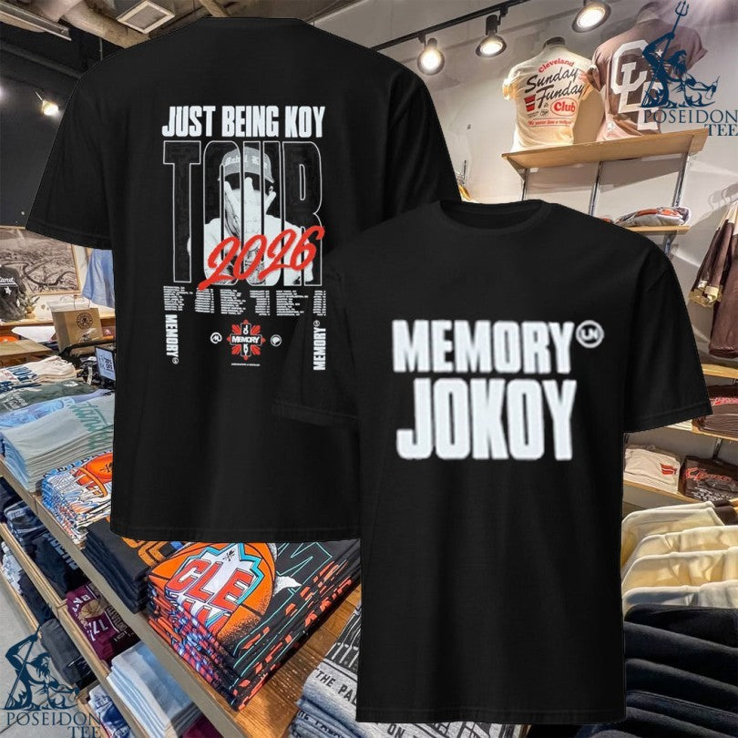 Memory Jo Koy Just Being Koy Tour 2026 T-shirt