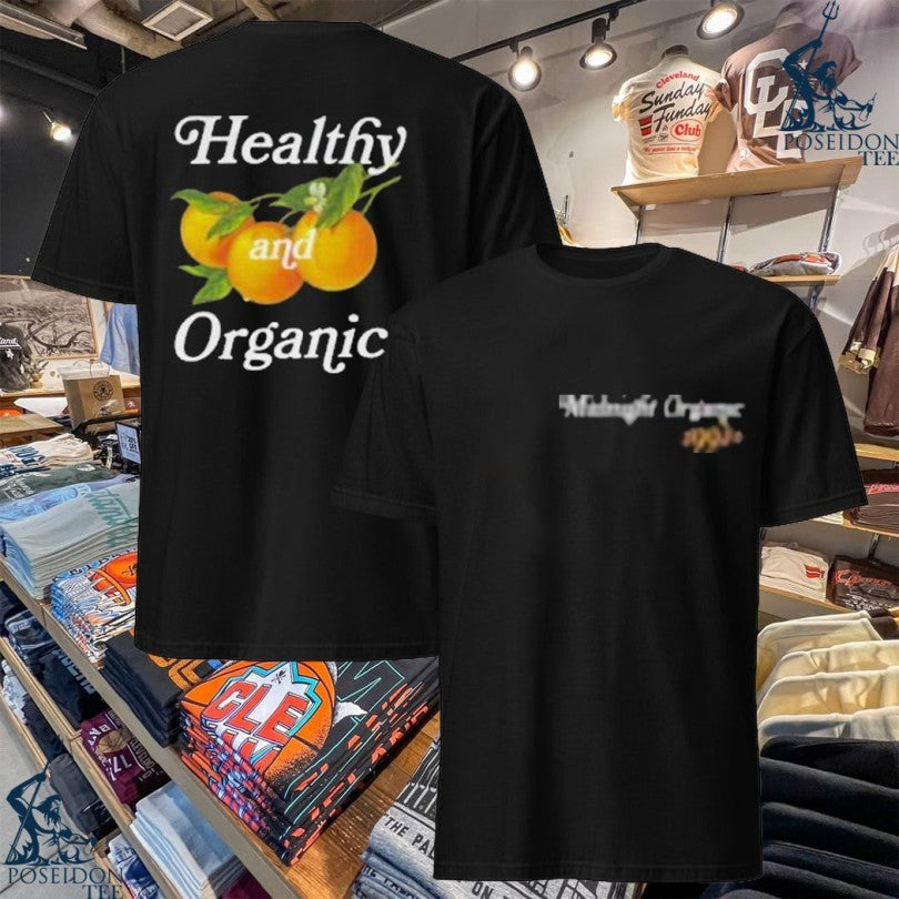 Midnight Organic Healthy & Organic Waffle Ls T-shirt