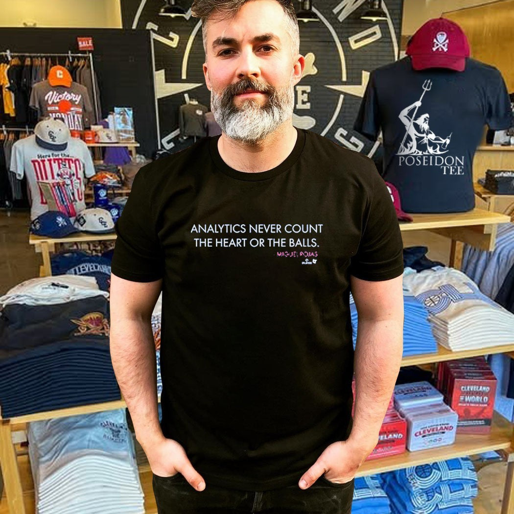 Miguel Rojas Analytics Never Count The Heart Or The Balls T-shirt