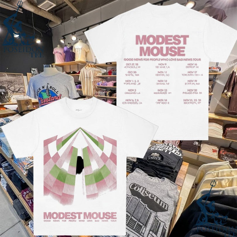 Modest Mouse Good News For People Who Love Bad News Fall Tour T-shirt