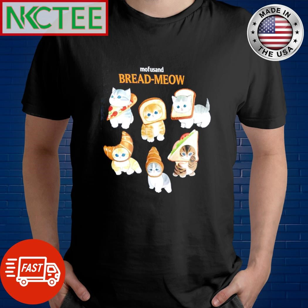 mofusand BREAD-MEOW cats shirt