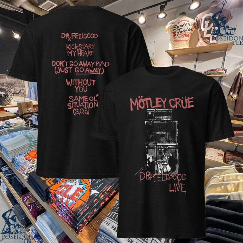 Mötley Crüe Dr. Feelgood Live T-shirt