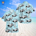 New York Nassau County Highway Patrol Ford Police Interceptor Hawaiian Shirt