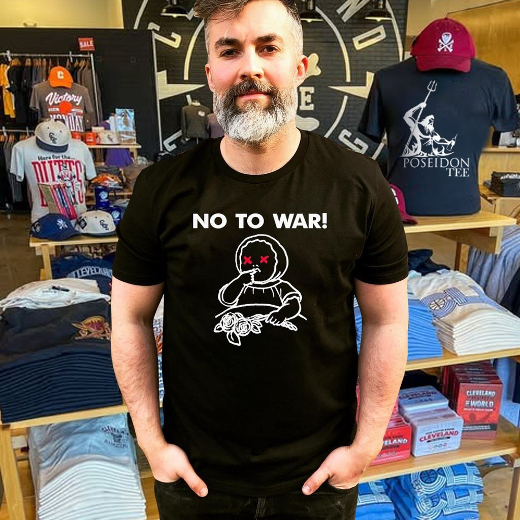 No To War Jon King T-shirt