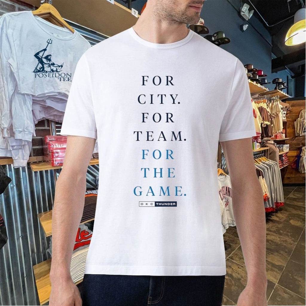Okc Thunder Iog 2026 Playoffs For The Game T-shirt