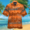 Oklahoma State Cowboys Short Sleeve Button Up Tropical Hawaiian Shirt VER031