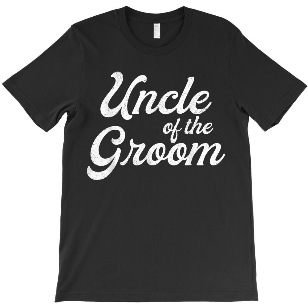 Uncle Of The Grooms For Men Funny Bachelor Party Uncle For Fans T-Shirt