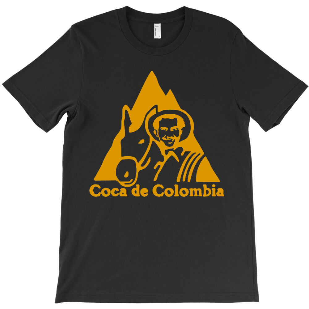 Coca De Colombia, Coca De Colombia vinatge, Coca De Colombia art, Coca T-Shirt