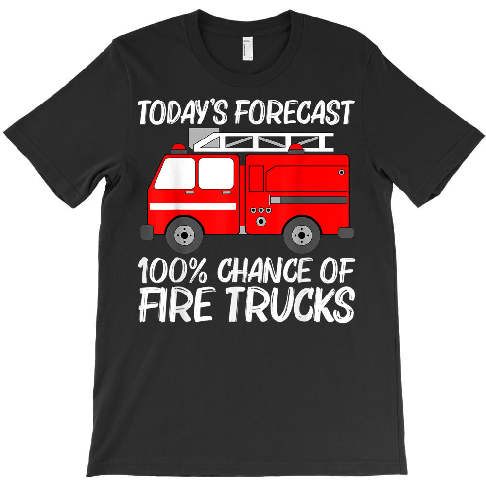 best fire truck art for men women fire truck firefighter T-Shirt