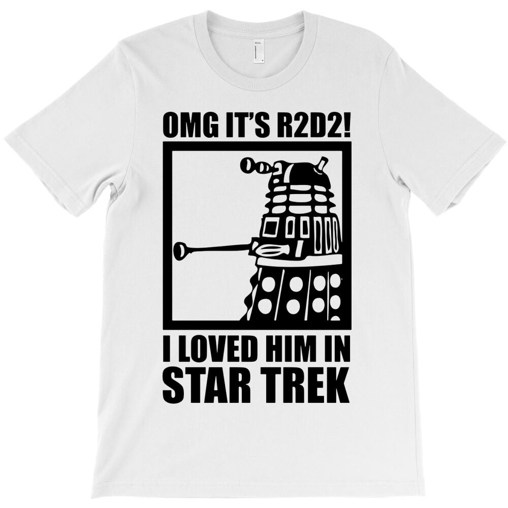 r2d2 dalek i love him T-Shirt