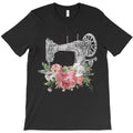 Vintage Sewing Machine Craft Quilting Sewer Flowers Sewing T-Shirt