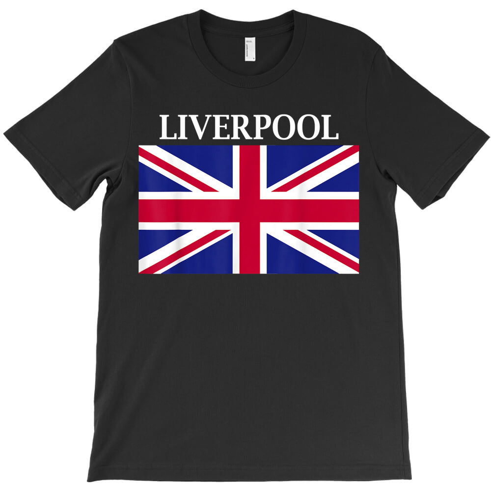 Liverpool England United Kingdom Flag T-Shirt