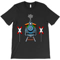 Kids vintage Steam locomotive railroad railway T-Shirt