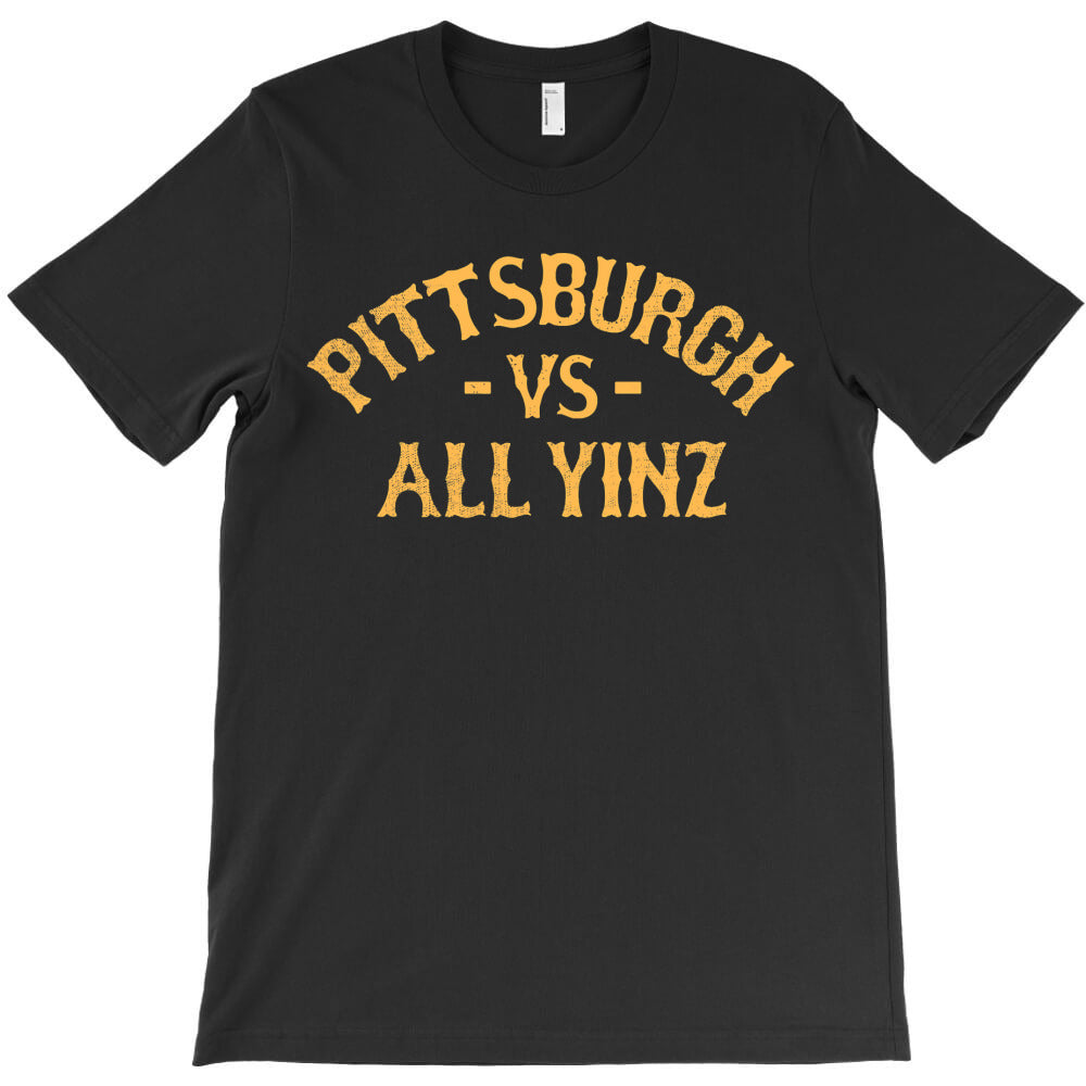 Retro Pittsburgh vs All Yinz cool vintage boys souvenir T-Shirt
