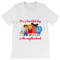 womens vebyhogh daniel tiger and friends v neck t shirt T-Shirt