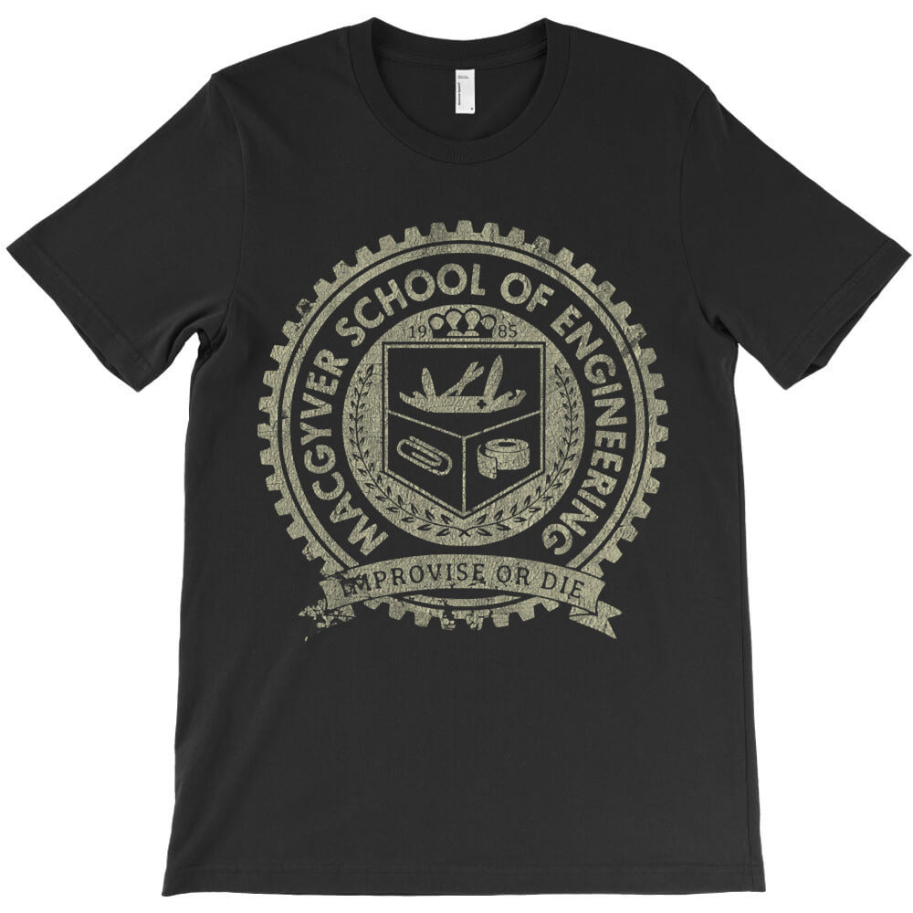 Vintage - Macgyver School Of Engineering T-Shirt