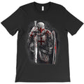 Christian Templar Knights Costume, Rosary Crusader Warrior T-Shirt