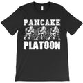American Football Lineman Pancake Platoon Player Support T-Shirt