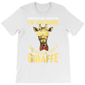 giraffes are awesome i'm awesome therefore i am a giraffe raglan baseb T-Shirt
