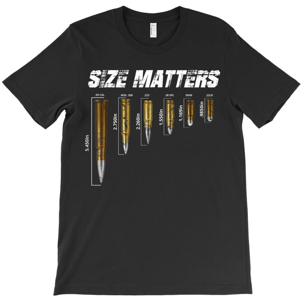 Grunt.Style Size Matters Mens Black T-Shirt