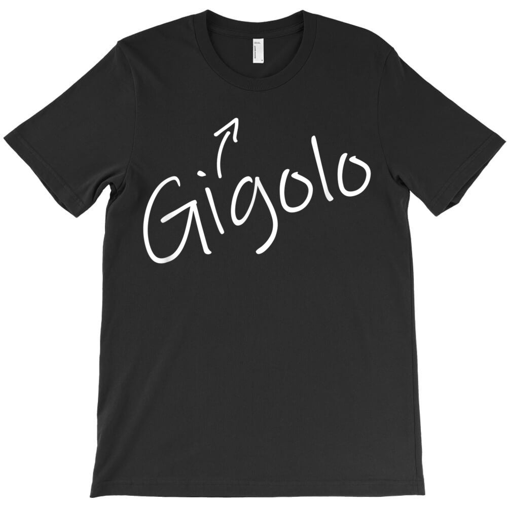 Mens Gigolo Funny Adult Humor Halloween Costume T-Shirt