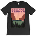 California Zephyr Chicago to San Francisco T-Shirt