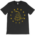 Vintage Gadsden Flag Snake Betsy Ross Flag 13 Stars T-Shirt