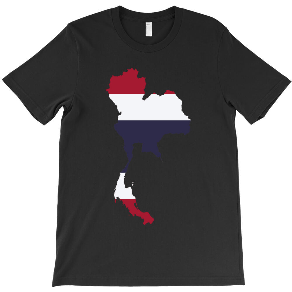 Flag Map of Thailand T-Shirt