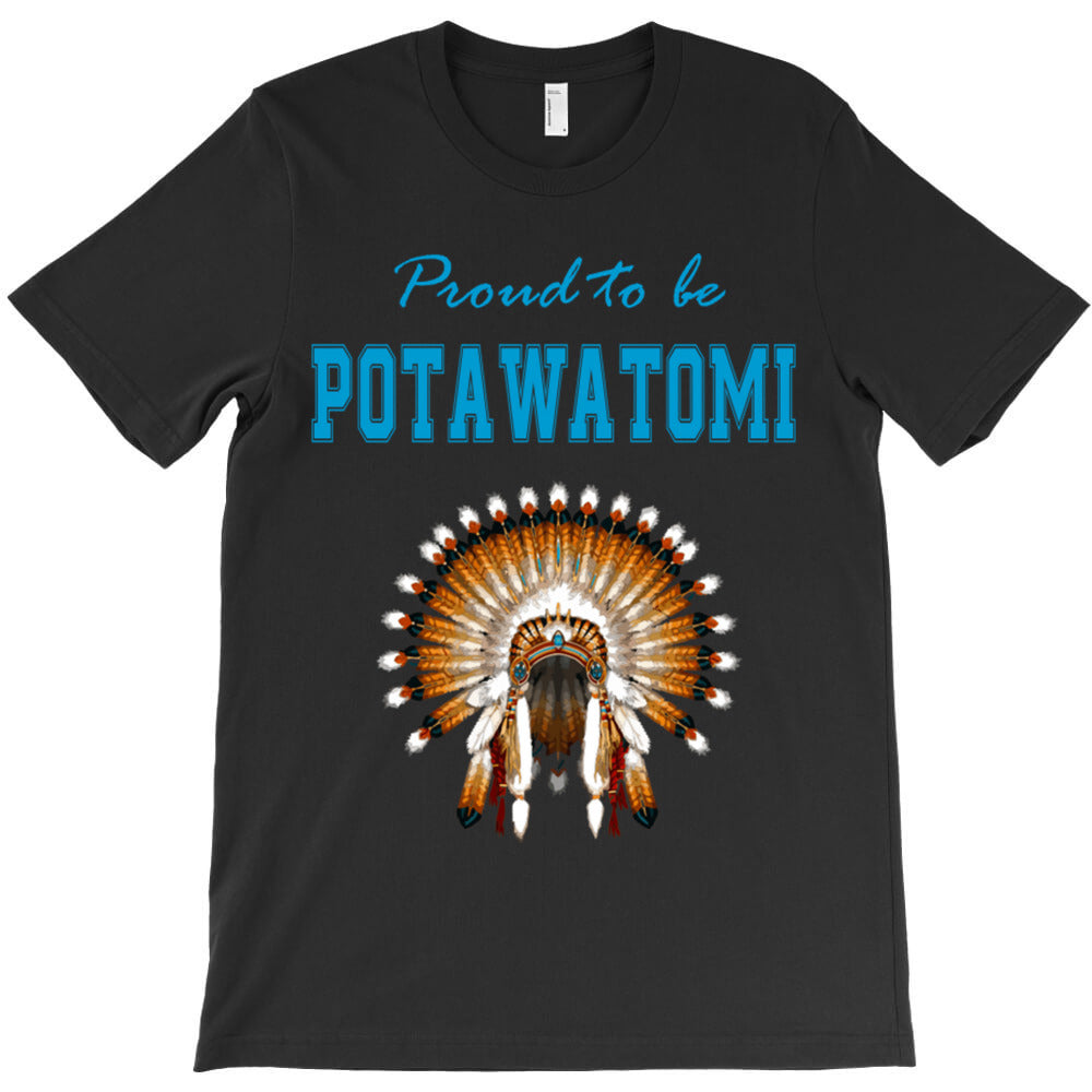 Native American Potawatomi Headdress Beautiful T-Shirt