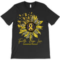 Endometriosis Awareness Awareness - Sunflower Faith Hope Love (2) T-Shirt