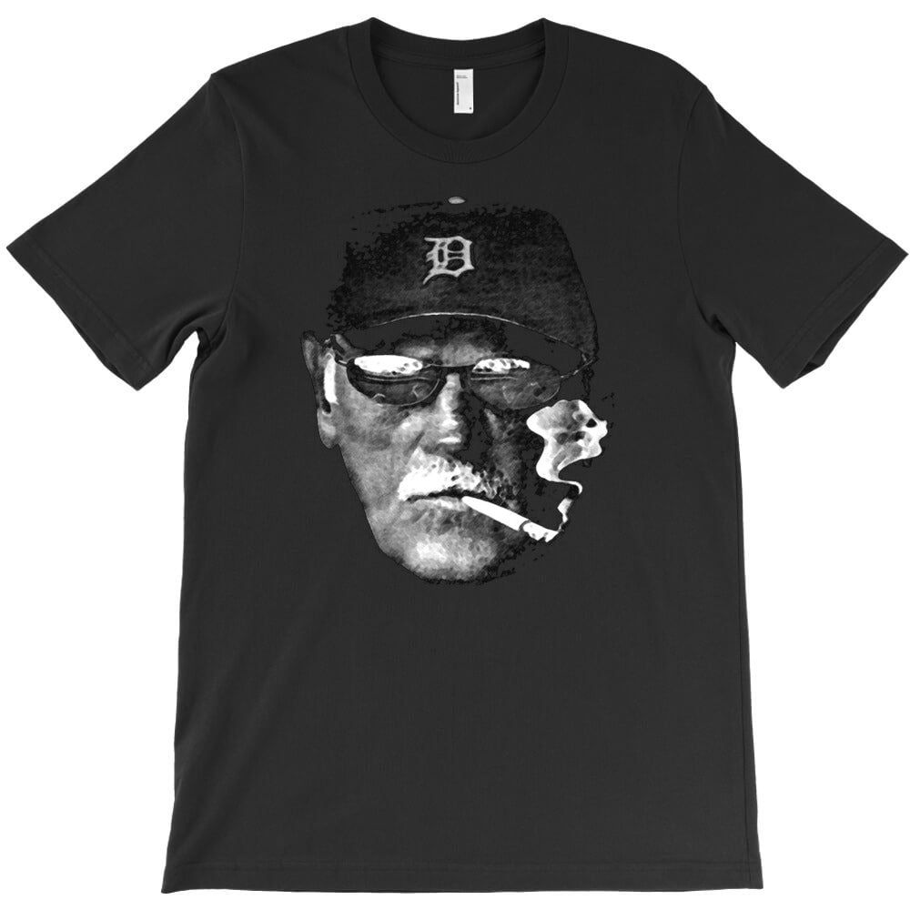 cigarette smoking jim leyland T-Shirt