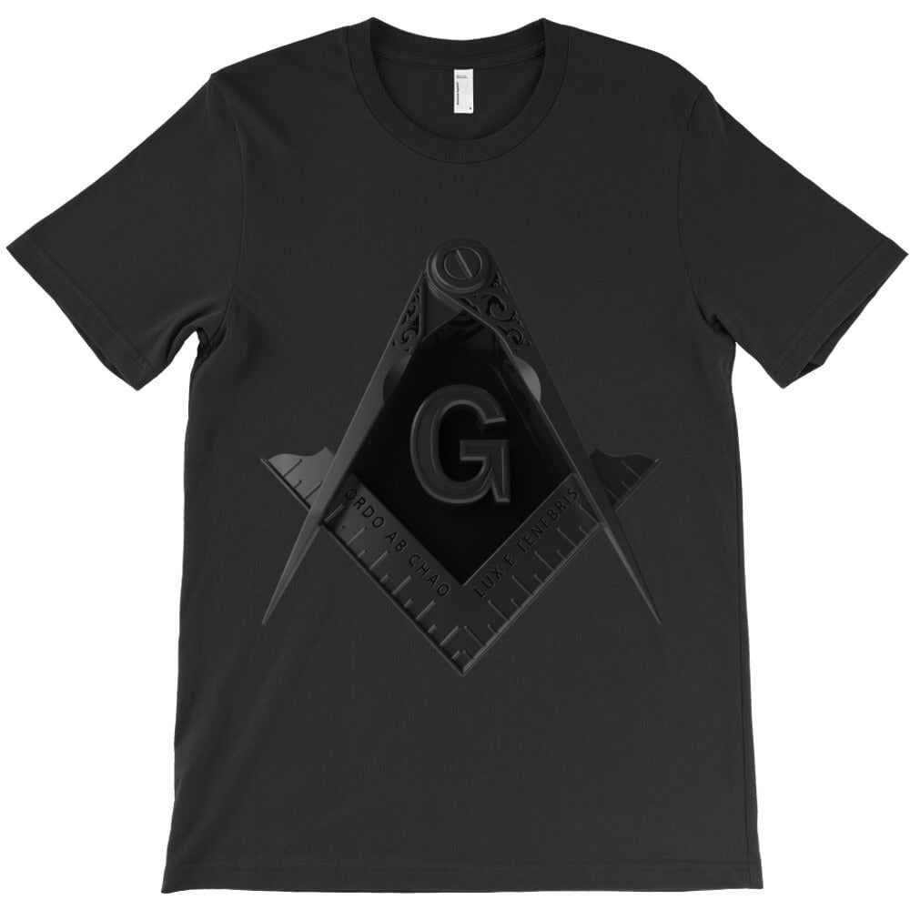 Masonic Square & Compass Stealth Modern Freemason T-Shirt