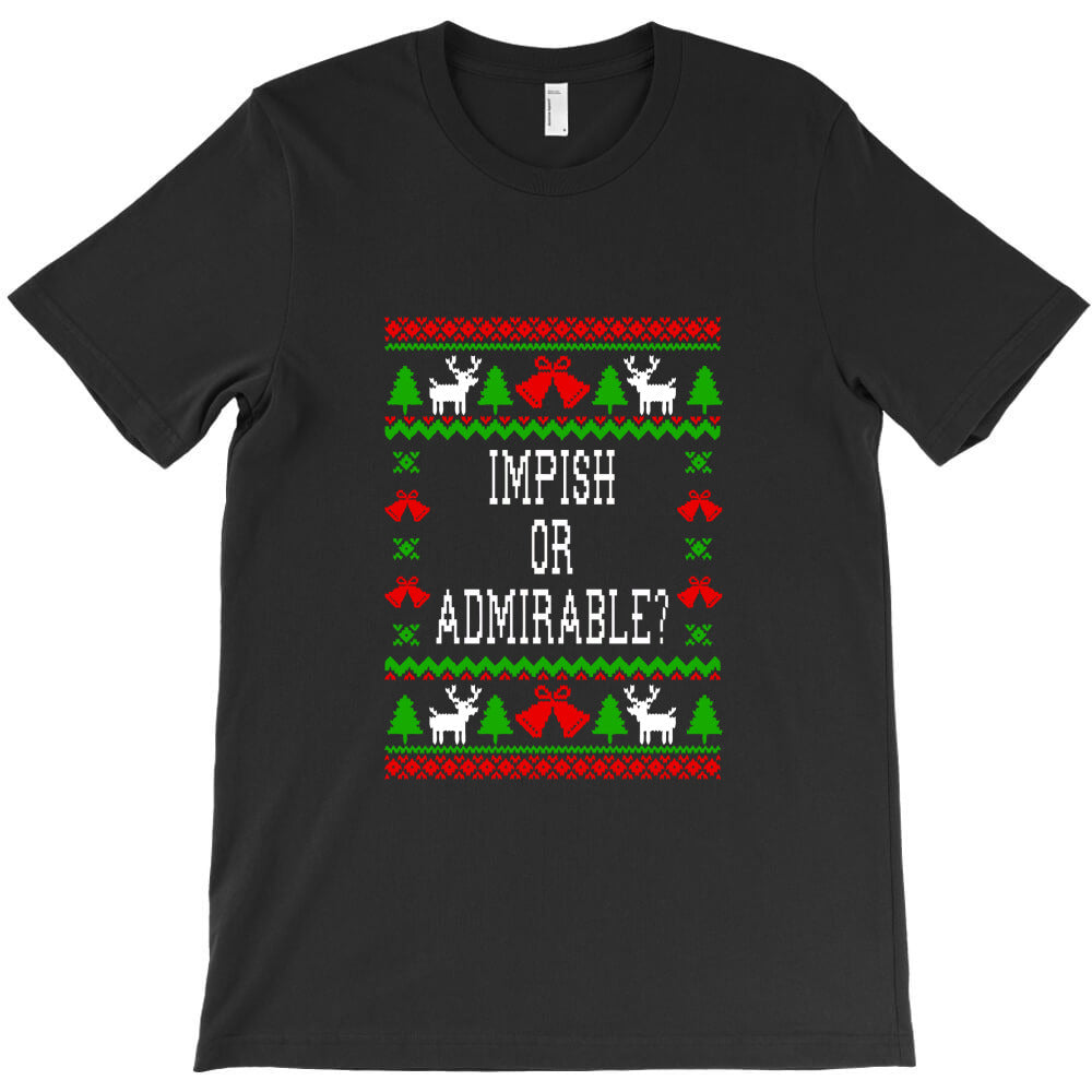 impish or admirable the office quote the office T-Shirt