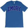 emory emory university college font curved T-Shirt
