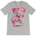 vintage looking unm lobos yellow red T-Shirt