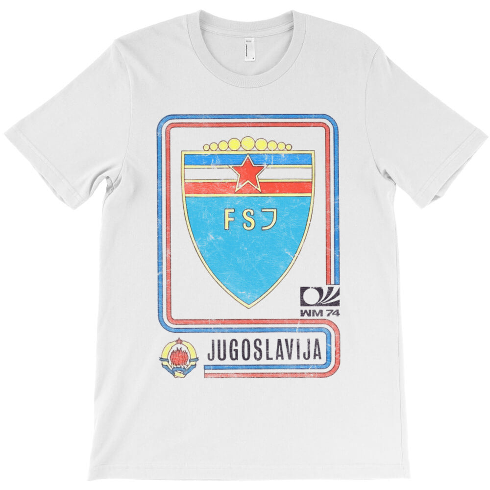 Yugoslavia Vintage 70s Football Fan T-Shirt