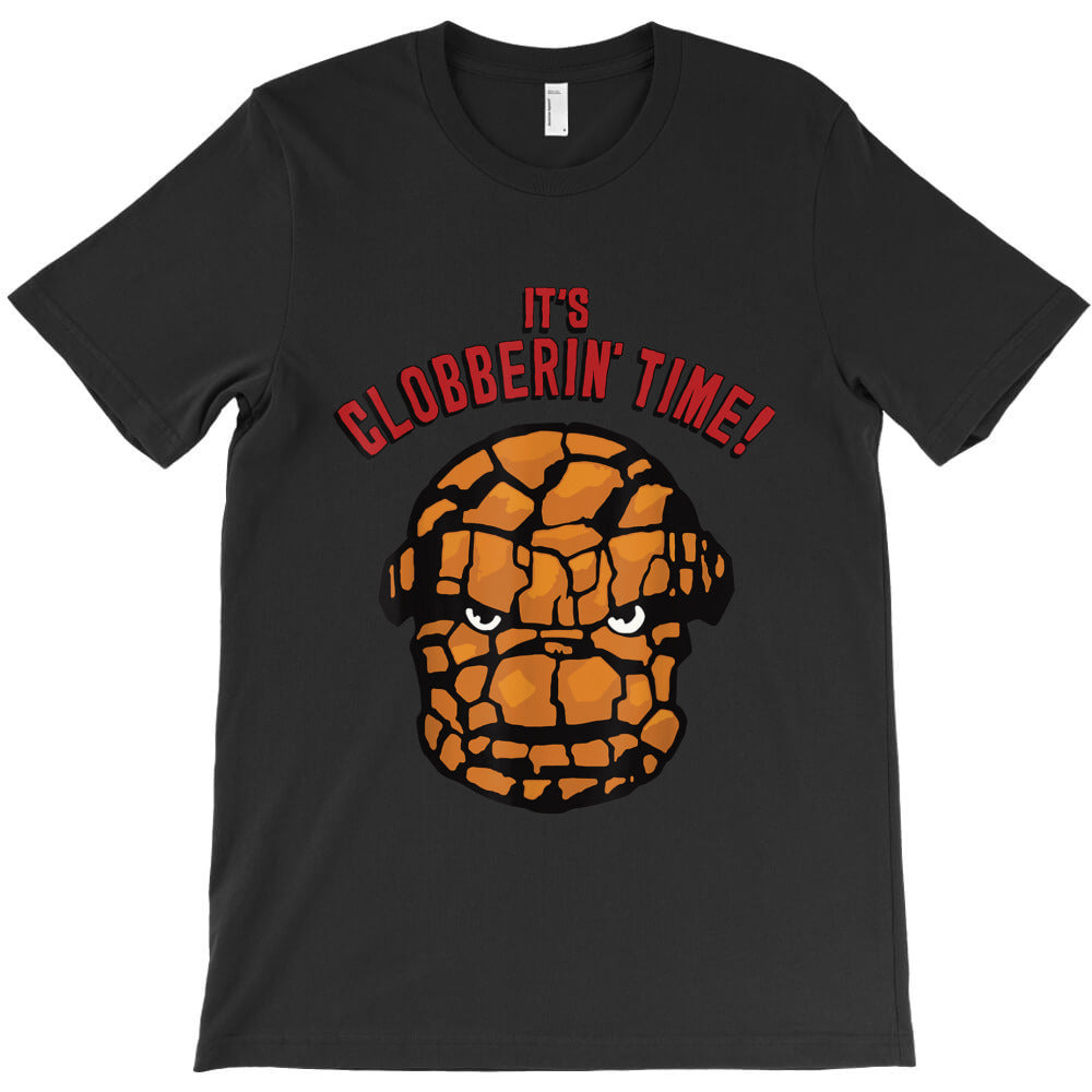 The Fantastic Thing Four It's Clobberin' Time Face T-Shirt