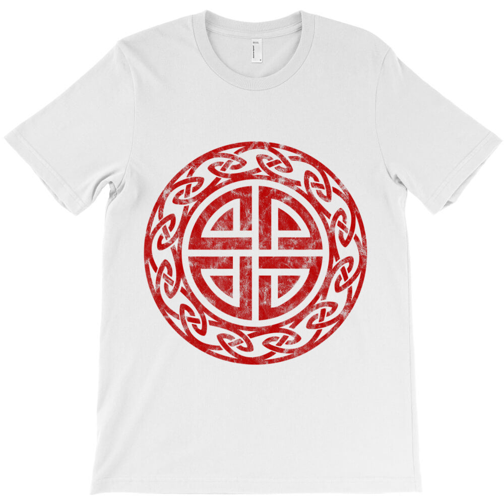 Limited Edition Protection Shield Knot Celtic Norse Viking Symbol Odin T-Shirt