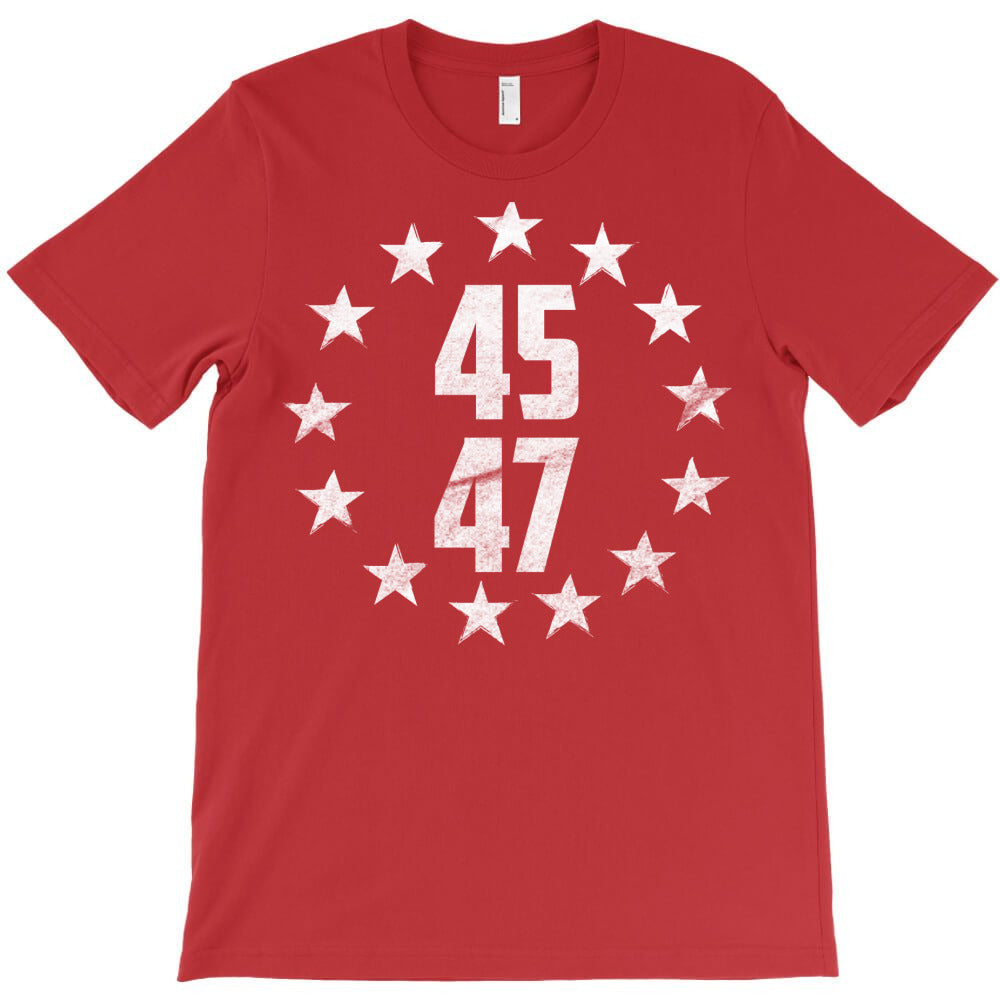 45 47 trump 2024 american flag trump 2024 trump betsy ross flag 45 47 T-Shirt