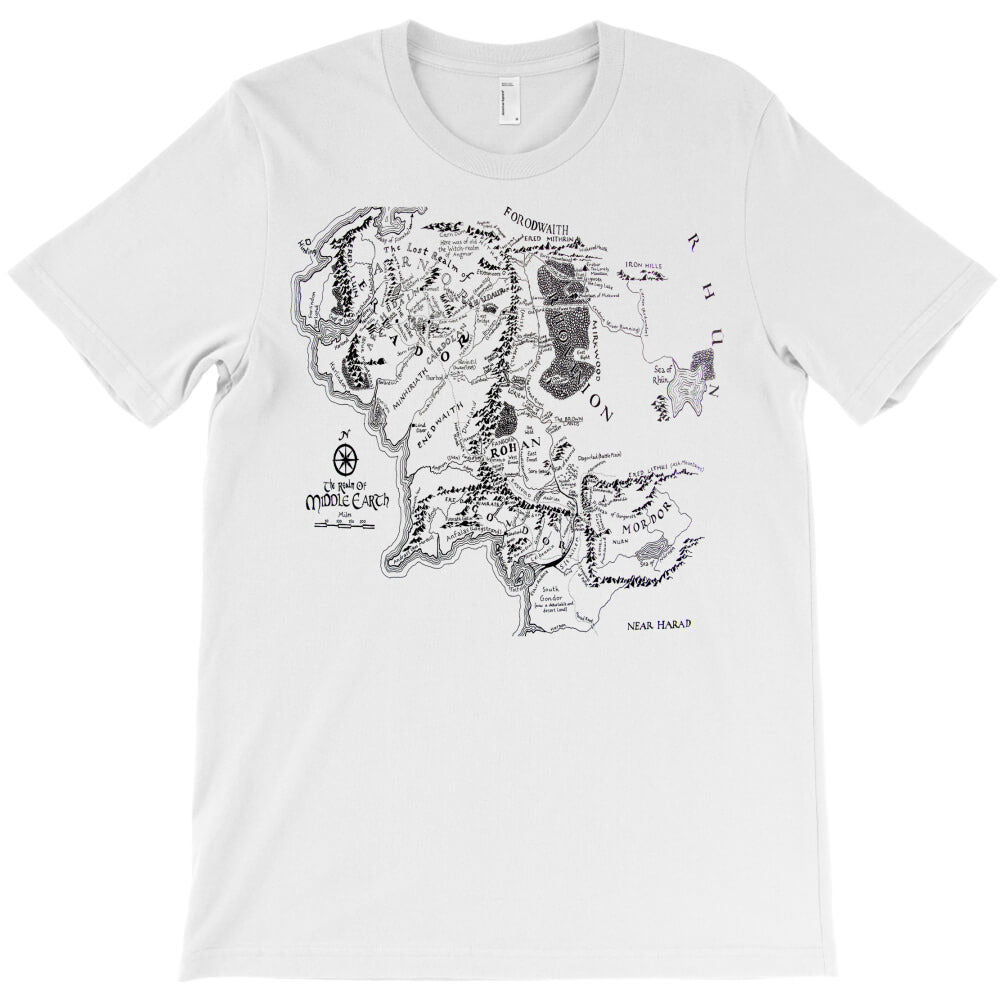 middle earth map [tw] T-Shirt