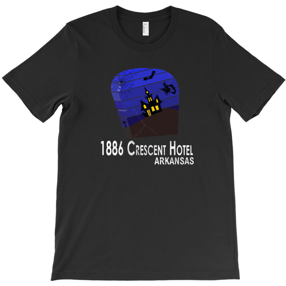1886 Crescent Hotel Eureka Springs Arkansas USA Halloween Haunted Bat T-Shirt
