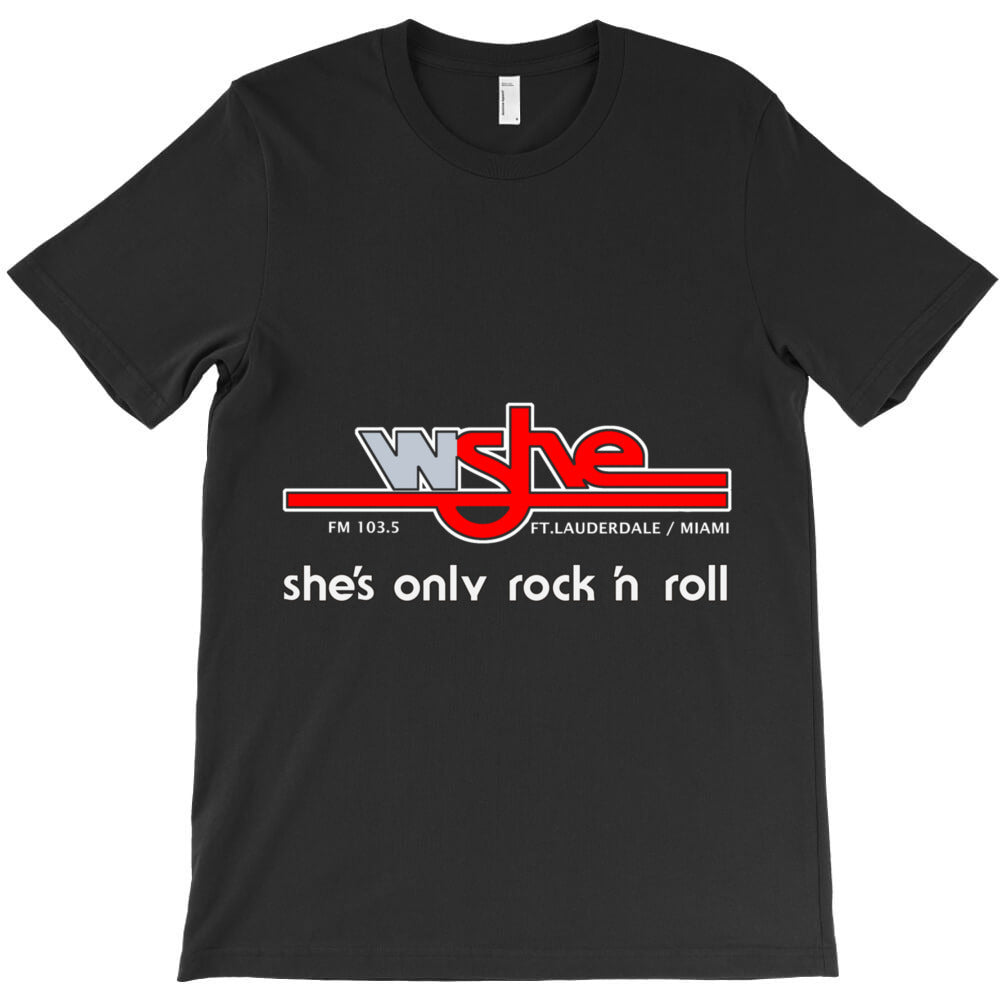 WSHE FM 103.5 She's Only Rock 'N Roll Classic T-Shirt