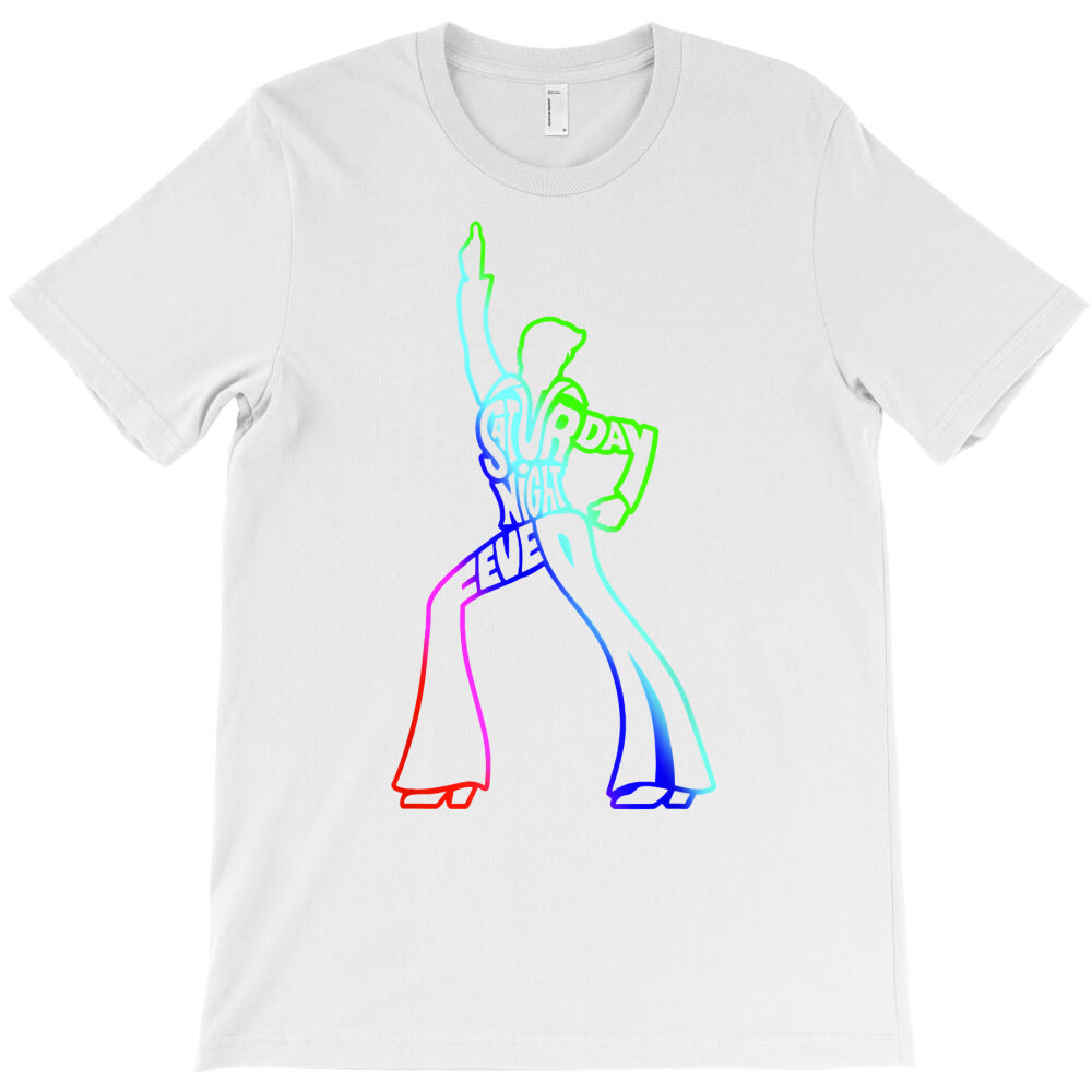 vintage night love musical films arts fevers retro saturday t shirt T-Shirt