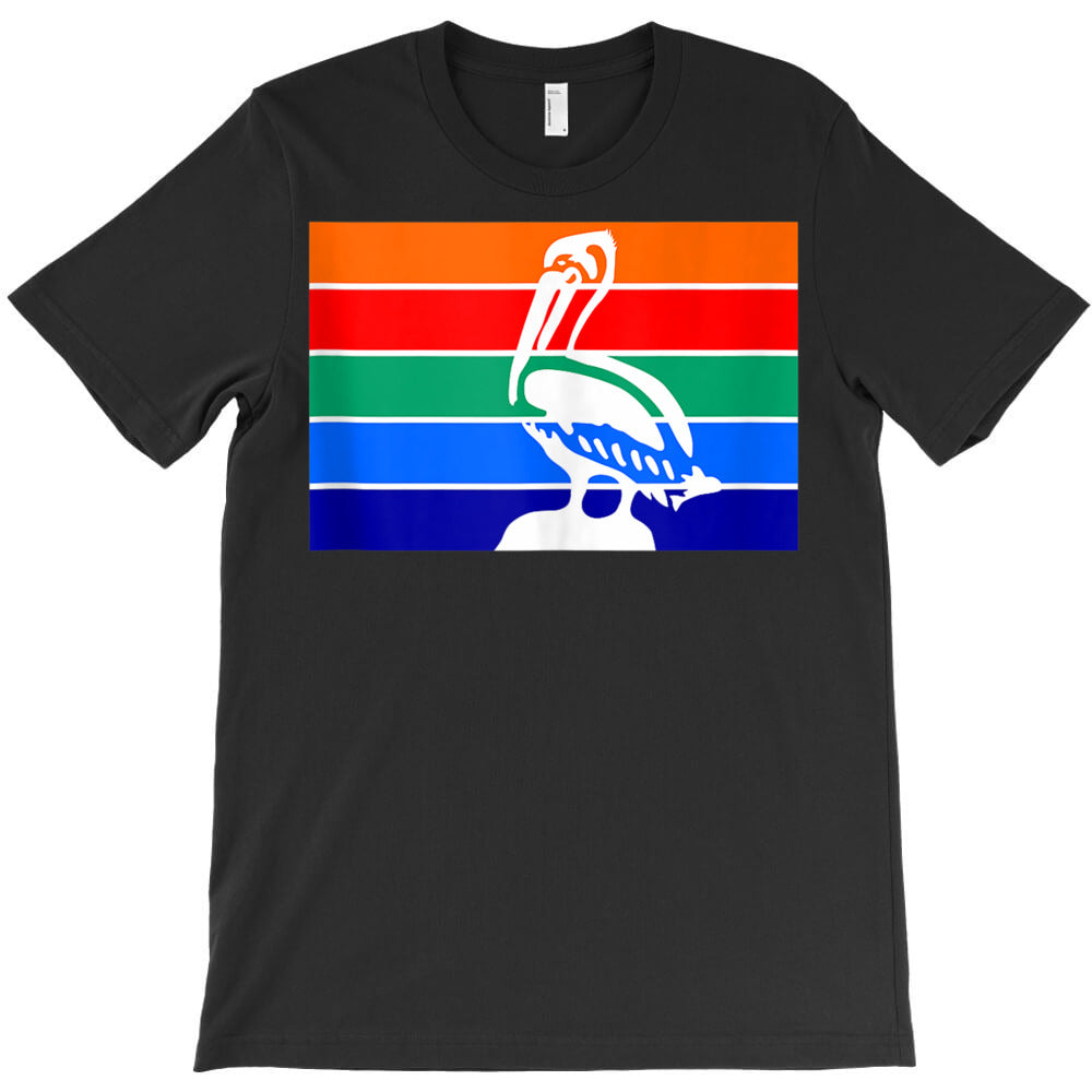 st. petersburg florida pelican flag local heritage T-Shirt