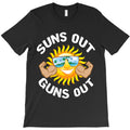 Suns Out Guns Out Funny Fitness Muscle Workout Ret T-Shirt