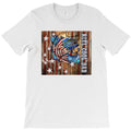 Western Reel Cool Dad American Flag Bass T-Shirt